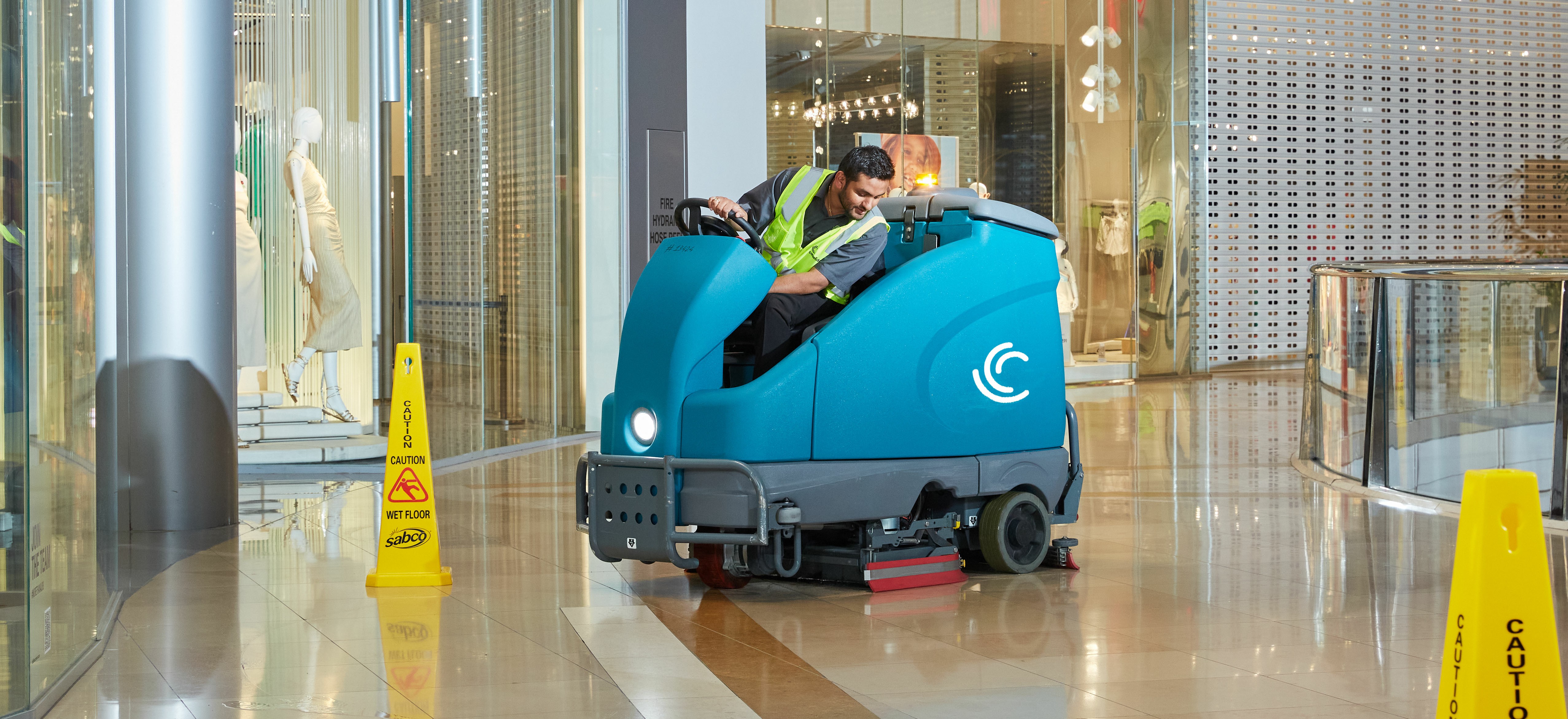 Retail shopping centre cleaning